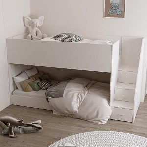 New - easy climb step variants for low bunk, loft and space-saver beds